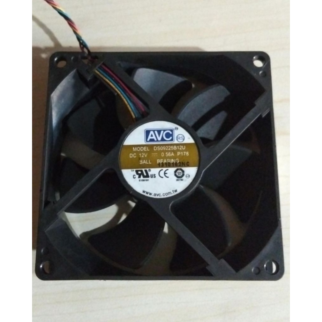 KIPAS HIGH SPEED 4PIN 9X9 12V 0.56A T 2.5CM BEKAS