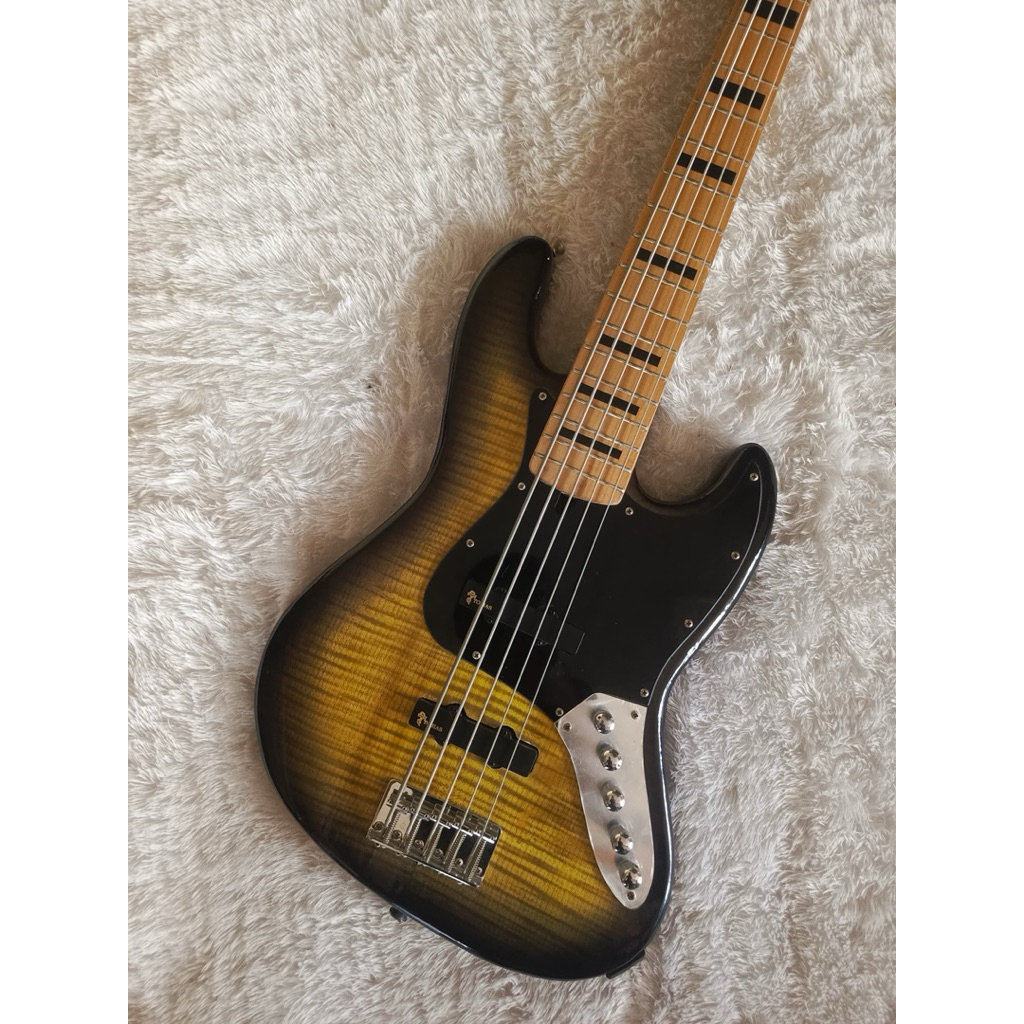 bass marcus miller custom 5st aktif preamp