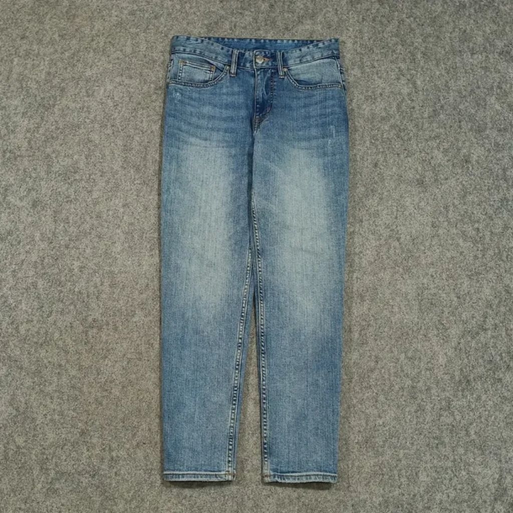 Celana Tapered jeans panjang pria SPAO size 27 second