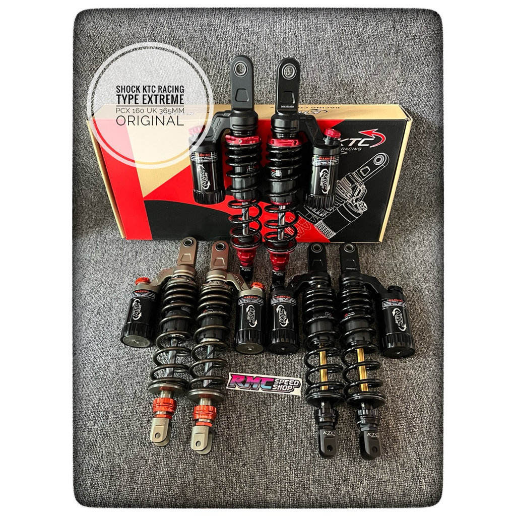 Shock Ktc Racing extreme pcx 160 ukuran 365mm / Shock ktc Extreme pcx 160 original klik fungsi