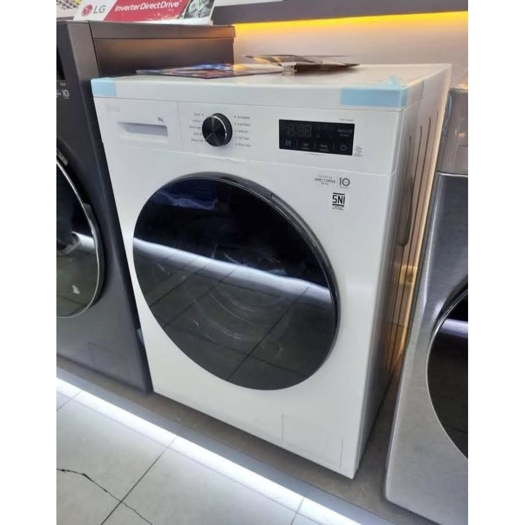 LG Mesin Cuci Front Loading 9 Kg FB1209S5W