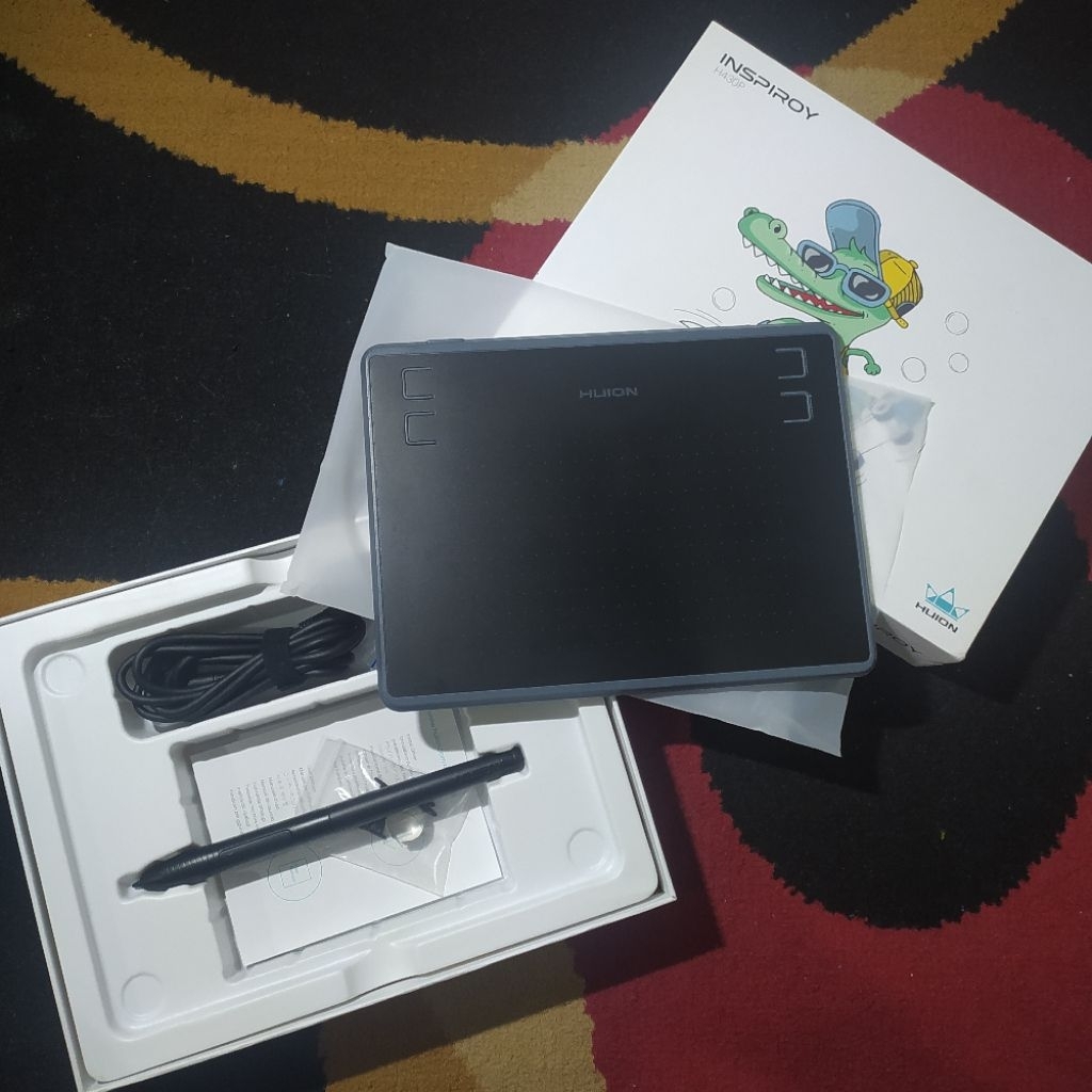 Pen Tablet Huion Inspiroy H430P Grafic Drawing Tablet Pre Loved Bekas