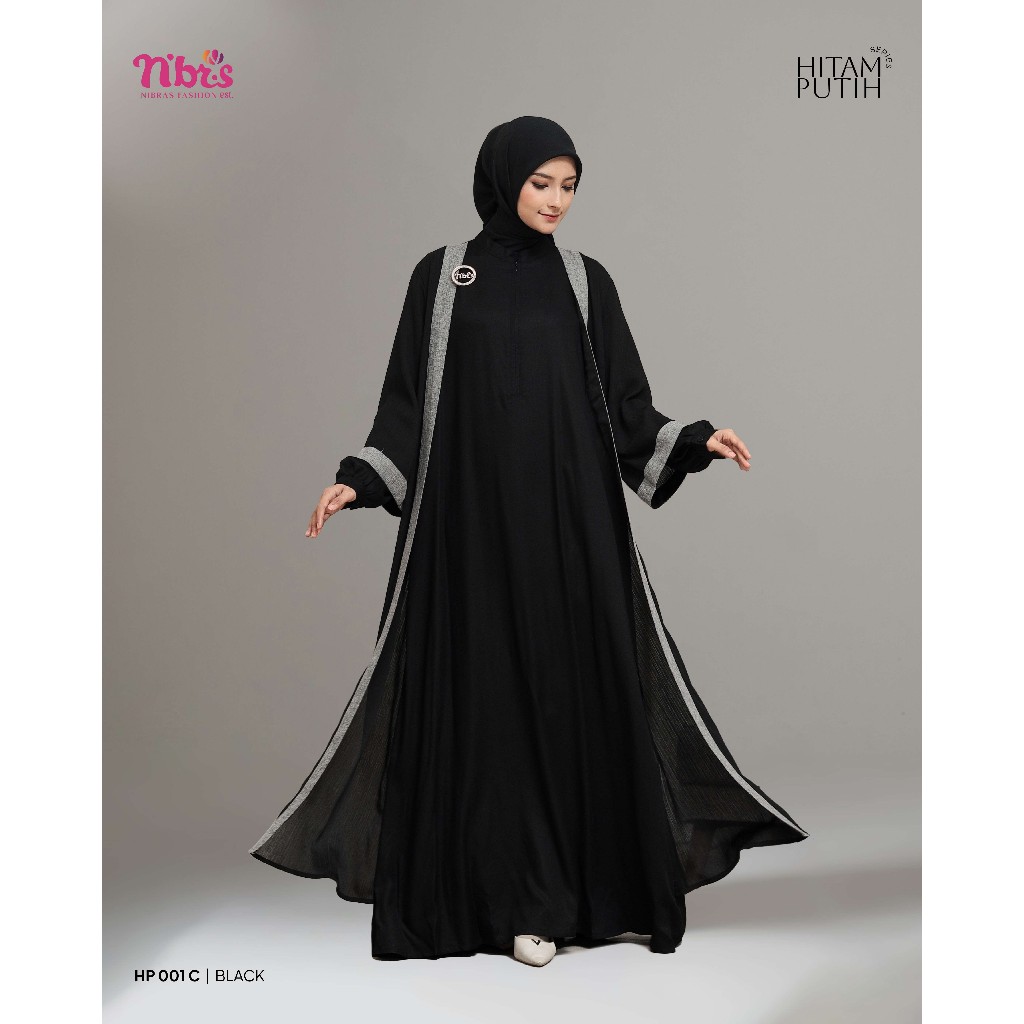 GAMIS HITAM HP 001C BAHAN RAYON NIBRAS WONOSOBO