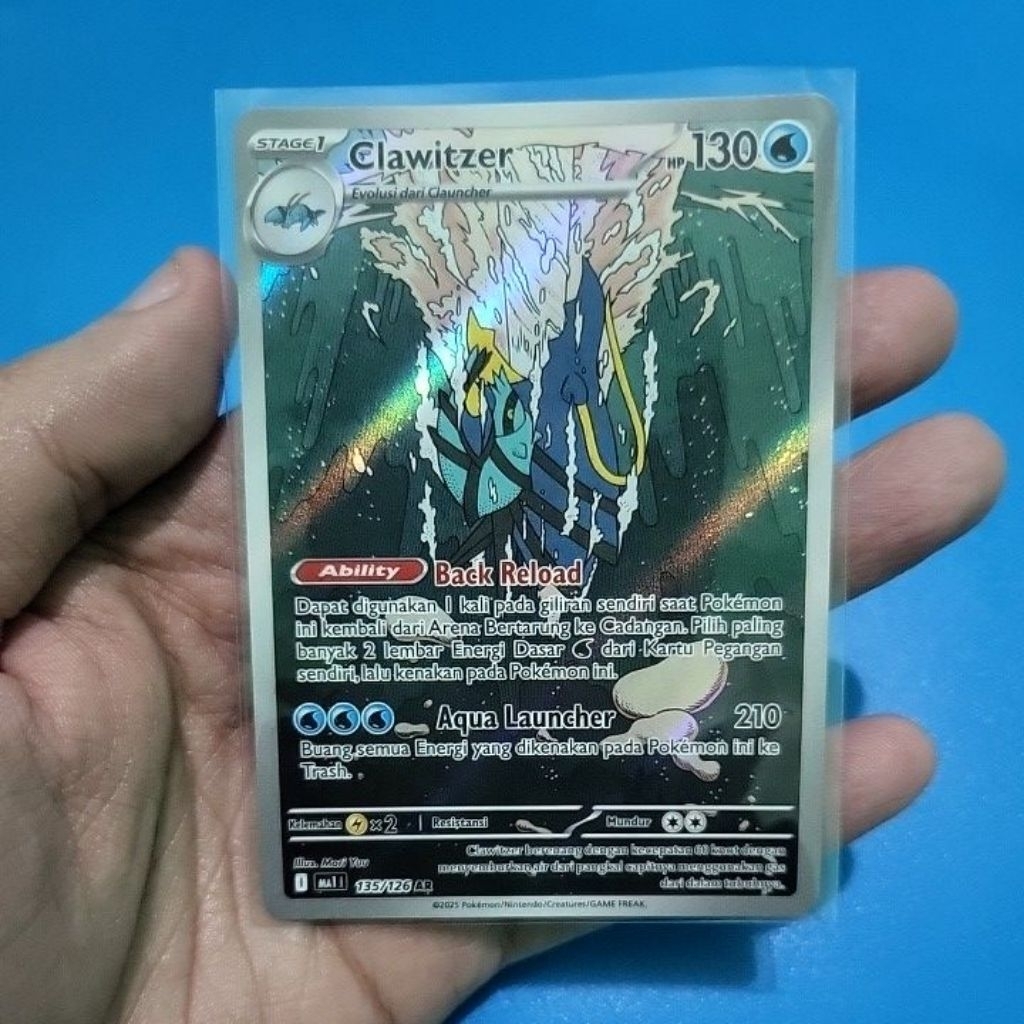 Pokemon TCG Clawitzer AR