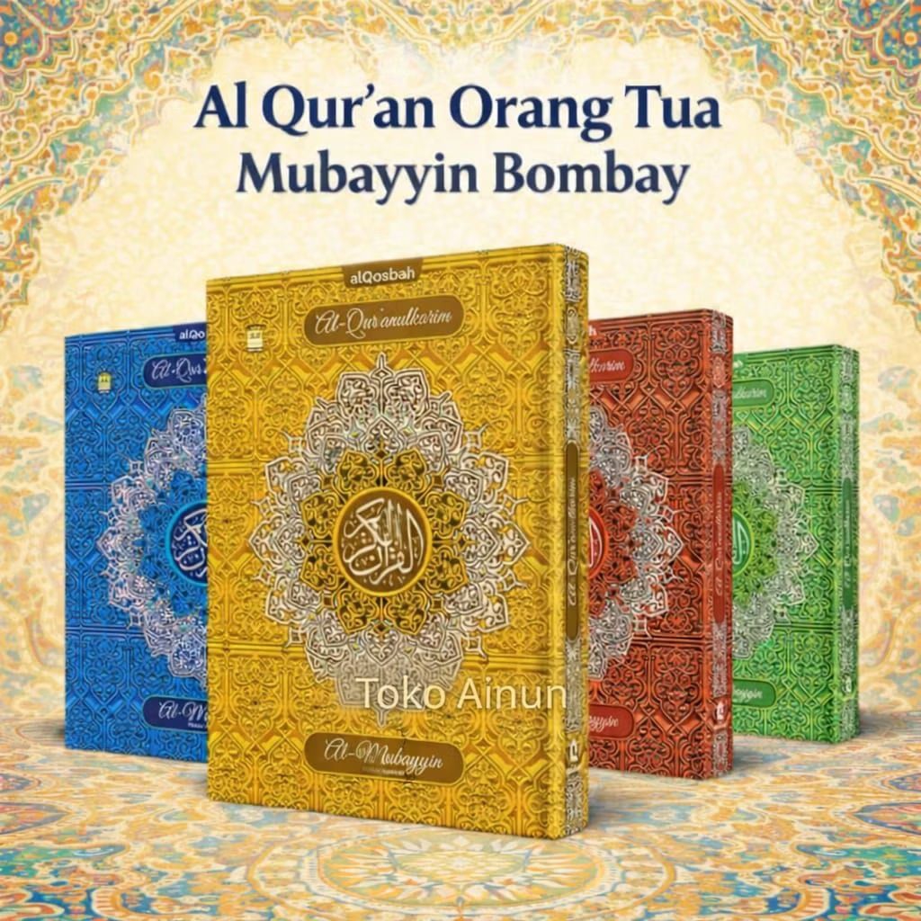 AlQuran Besar Lansia Non Terjemah / AL Quran Jumbo / Al Quran Emas Mubayyin Ukuran A4