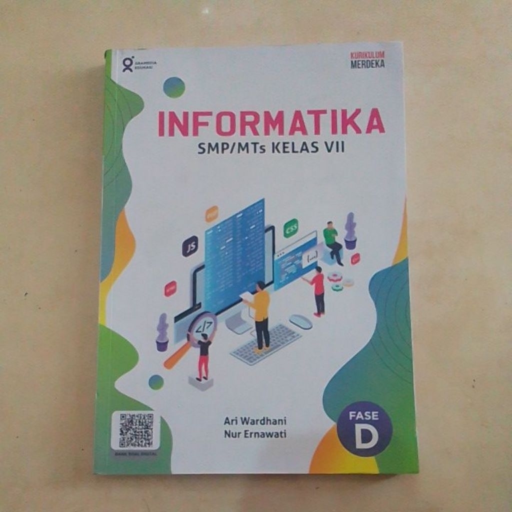 ORIGINAL Buku INFORMATIKA SMP/MTS KELAA VII - KURIKULUM MERDEKA