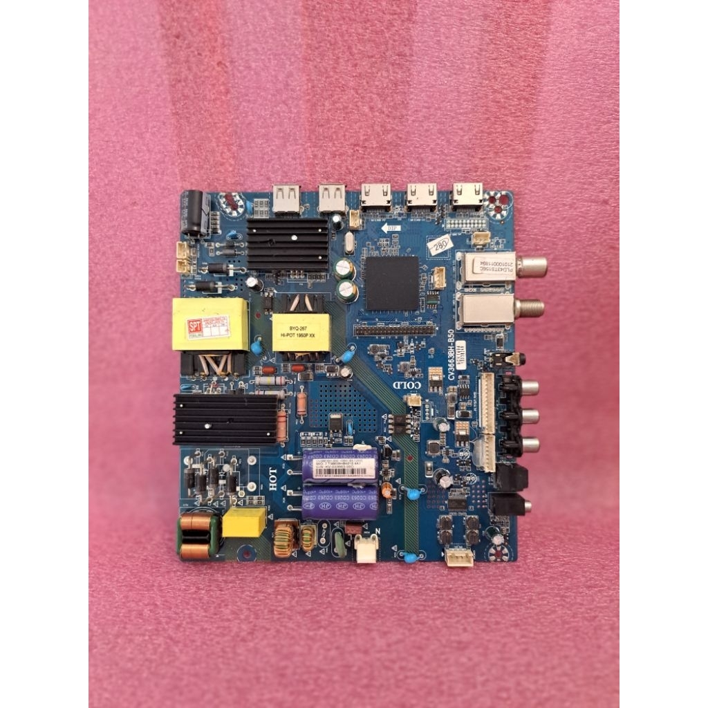 MB mainboord mesin tv polytron PLD 43TS156 / PLD43TS156C