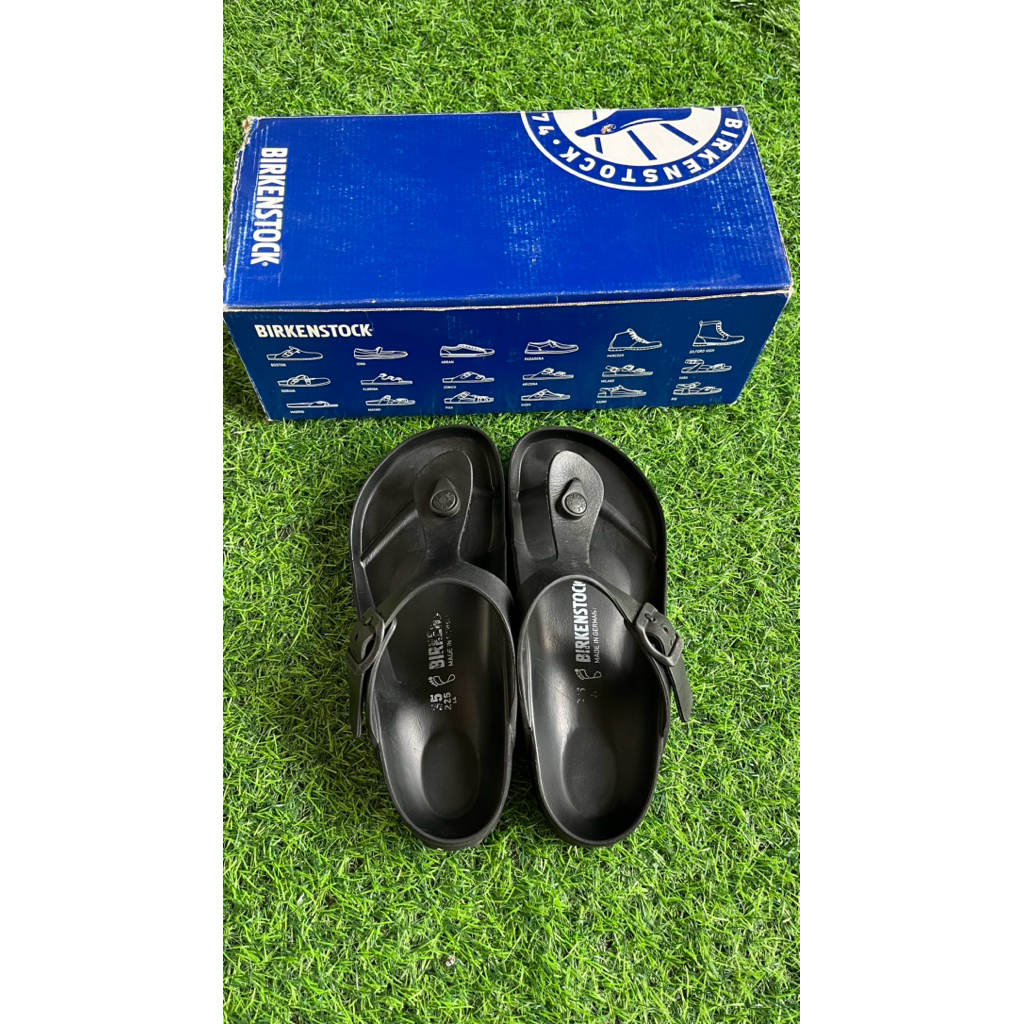 Preloved Birkenstock Gizeh Eva Black size 35 for Unisex