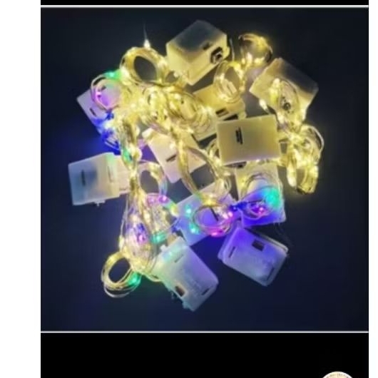 Lampu Miniatur  LED Warna-Warni, Panjang 5 Meter