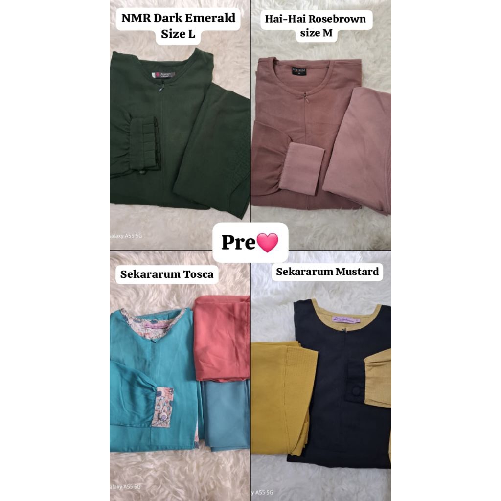 PRELOVED BUKAN DITSY BAJU Muslimah Dewasa Syari PRELOVED GAMIS Sekararum