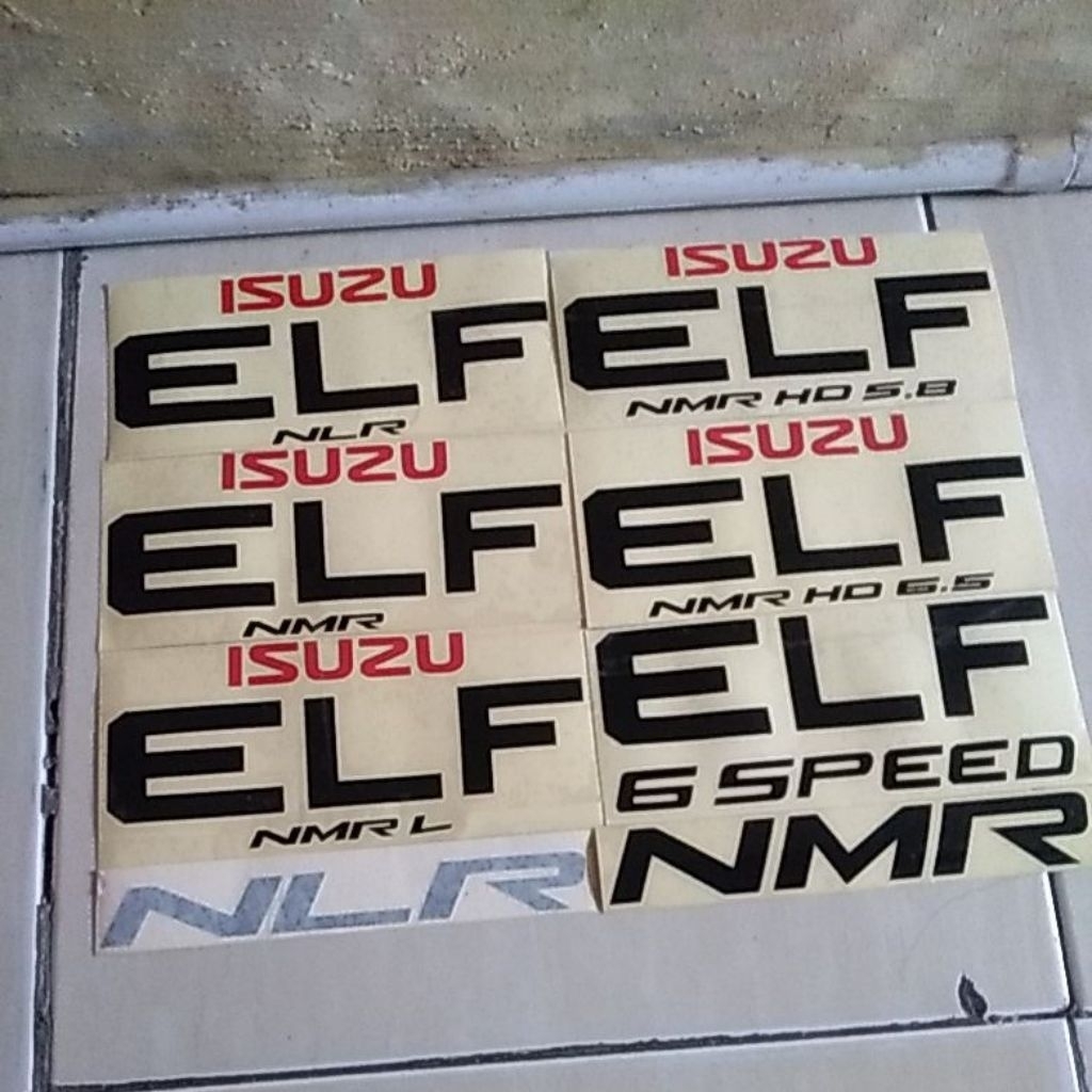 sticker untuk Mobil isuzu elf