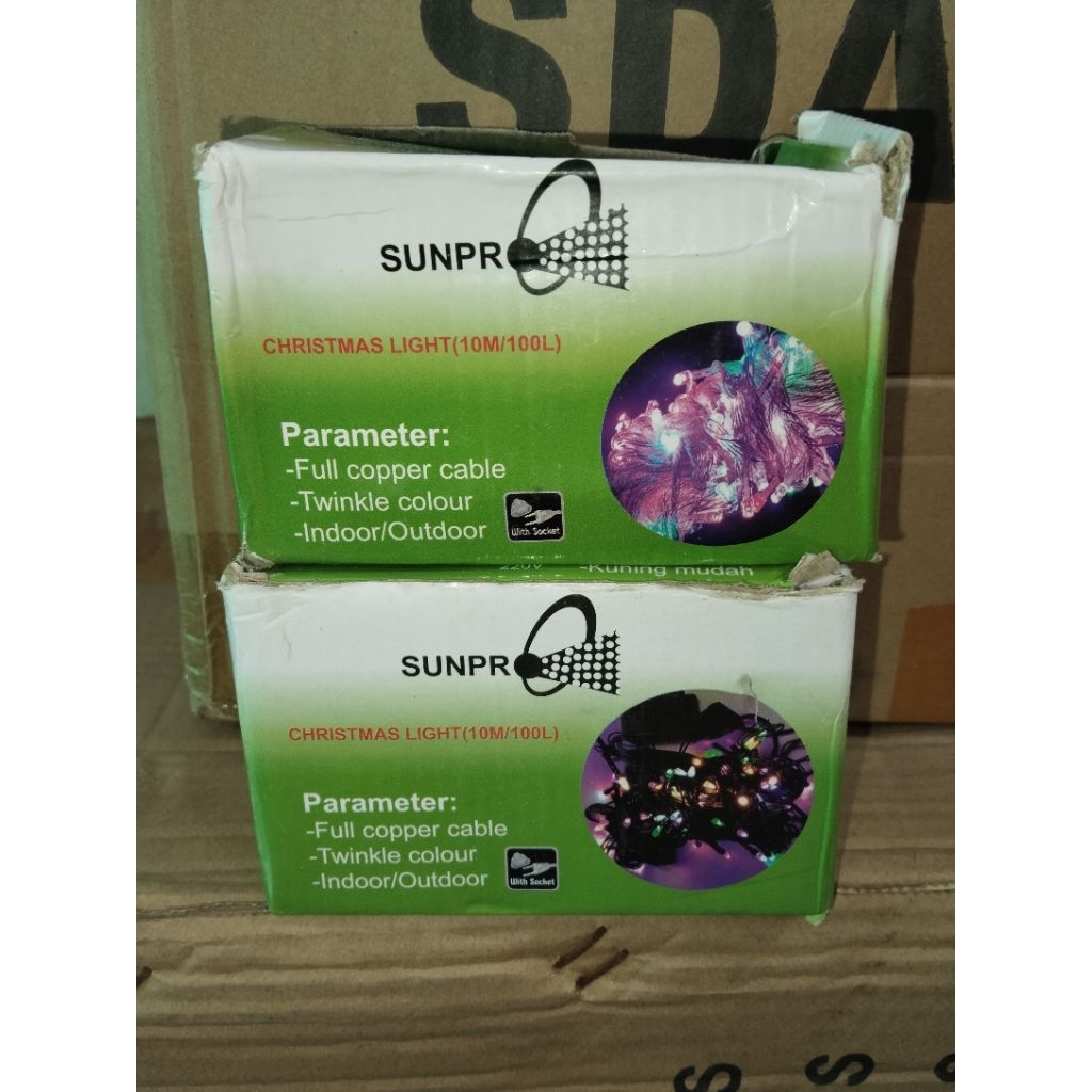 LAMPU NATAL 10 METER  RANDOM