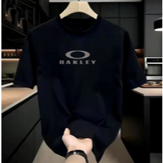 Kaos Oakley Y2K  Pria & Wanita Hitam Putih