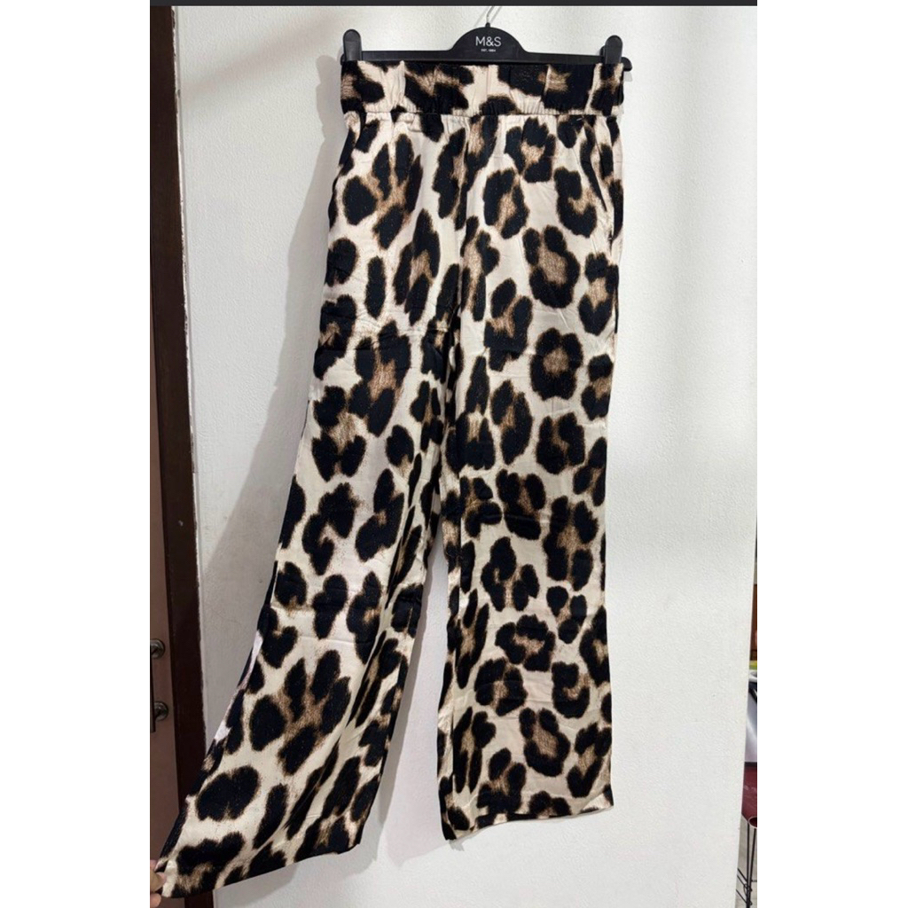 Celana Kulot Leopard H&M
