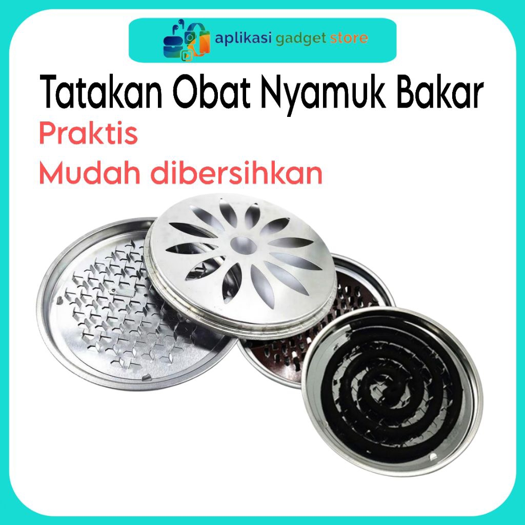 Alas Obat Nyamuk/ Tatakan obat nyamuk/ Obat nyamuk Bakar - Aman, Kokoh, dan Praktis
