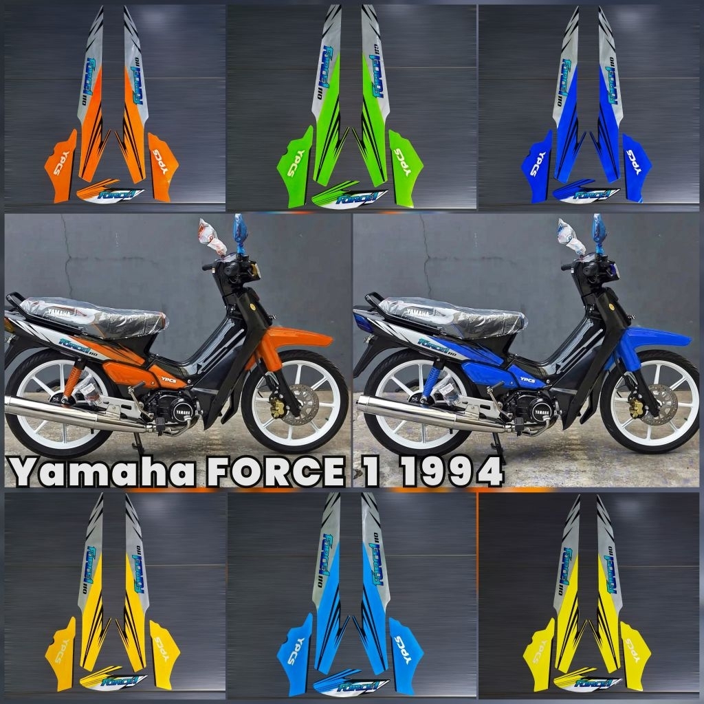 STRIPING STICKER LIST STANDART YAMAHA FORCE 1 FORCE ONE 1994