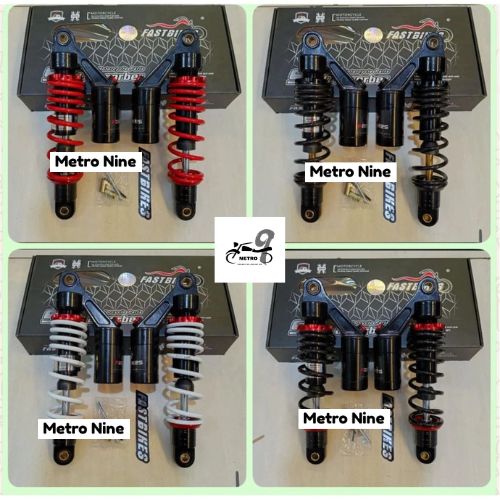 Shockbreaker Shock Bebek Tabung Atas Model GOG Black Fast Bikes 280mm 320mm 340mm 360mm Supra Vega K