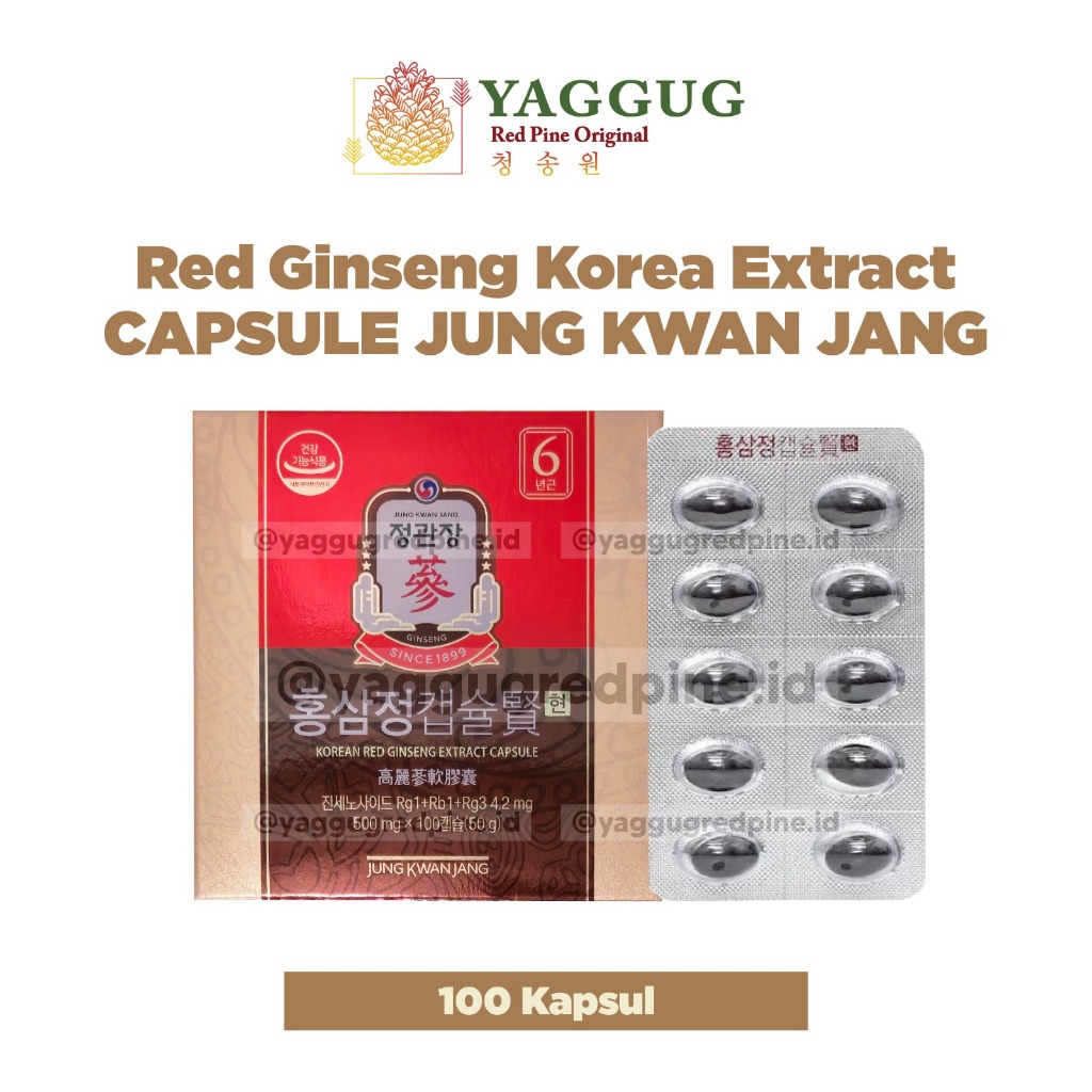 Red Ginseng Korea Extract Kapsul Jung Kwan Jang