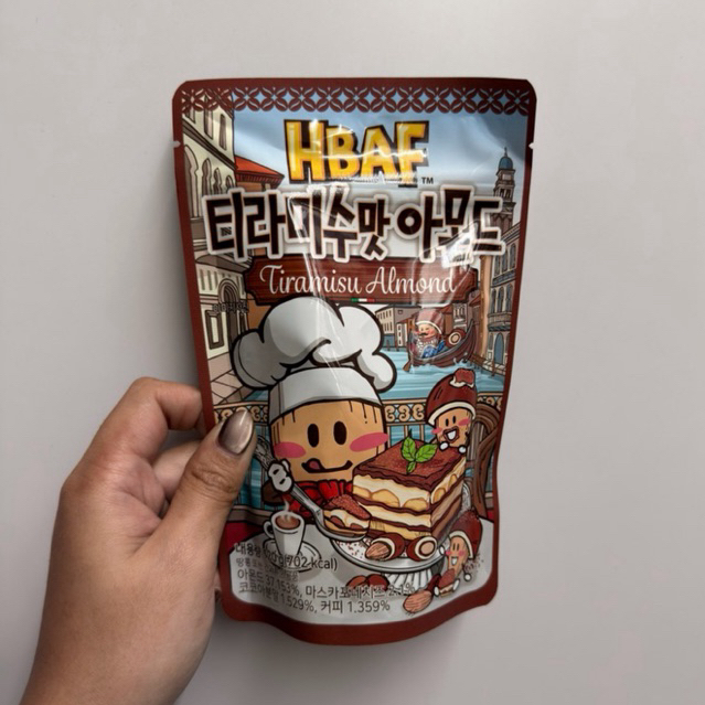 HBAF Tiramisu Almond 120gr ori Korea