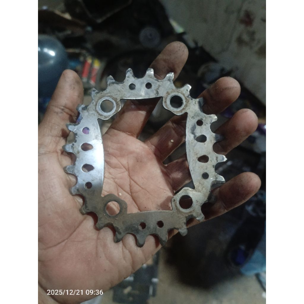 chainring bcd 74 24T untuk crank tripel seperti sora tiagra dll