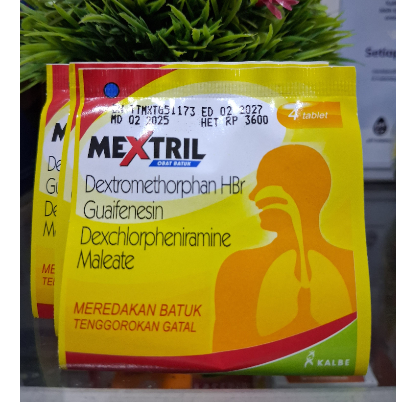 MEXTRIL Tablet Obat batuk Tenggorokan