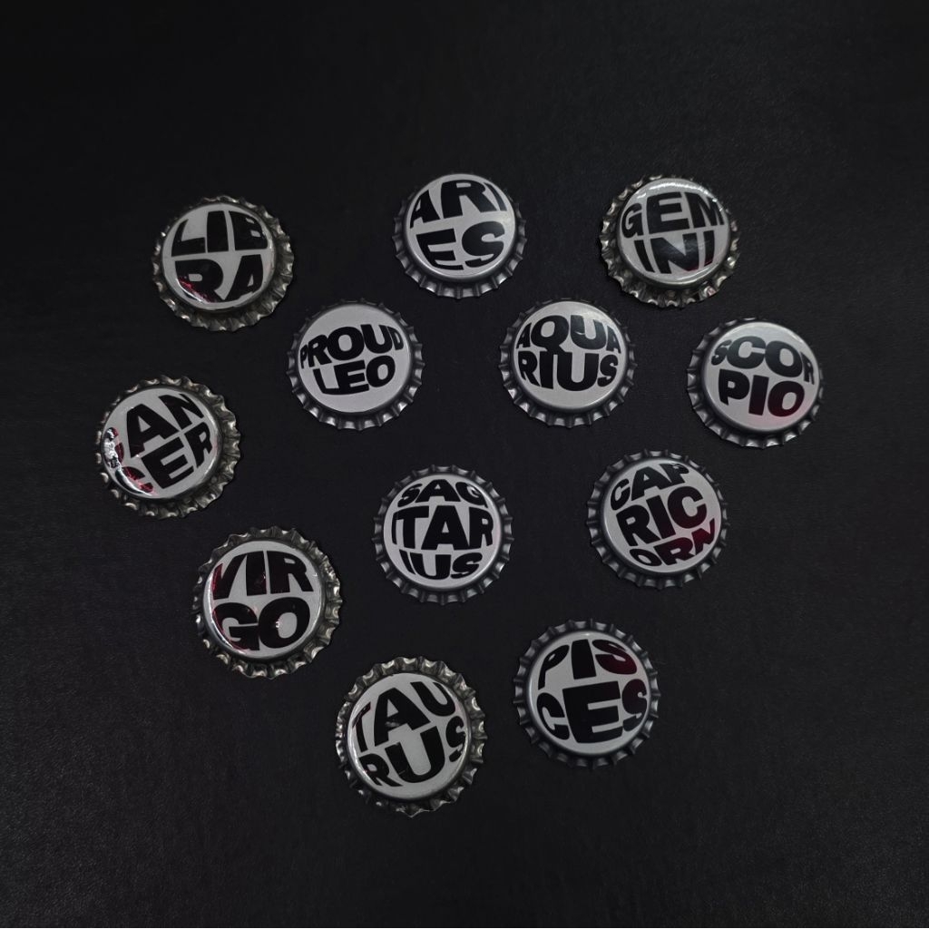 Pin tutup botol / pin skena / bottle cap pin