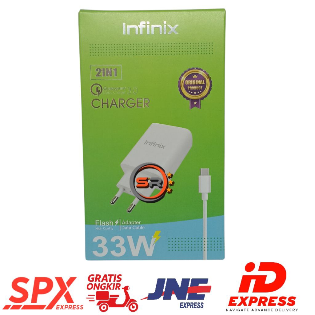 CHARGER CASAN INFINIX NOTE 12 PRO PAST CHARGING 33WT ORIGINAL