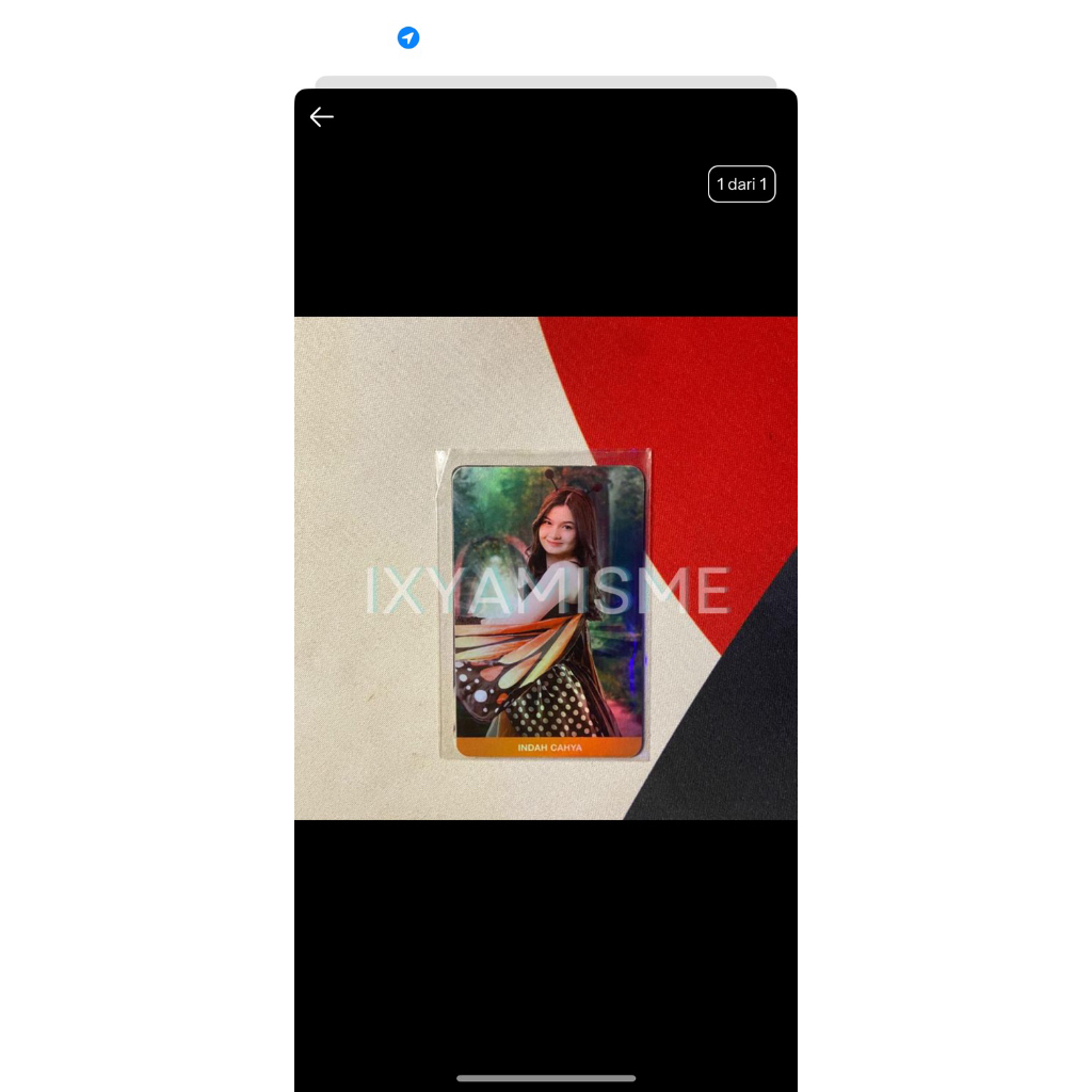 PC Photocard Indah JKT48 Benefit Rocket 11th Anniversary