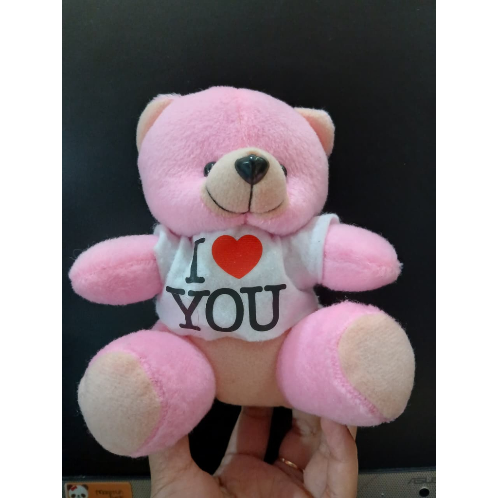 boneka beruang I Love You