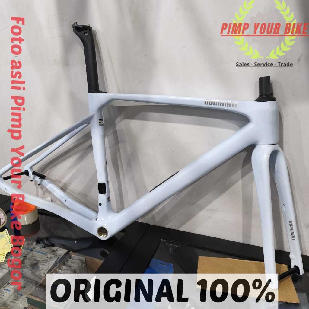Frame Set Road Dominate Rosso Carbon size 52 Disc Brake not Strattos frc fuoco