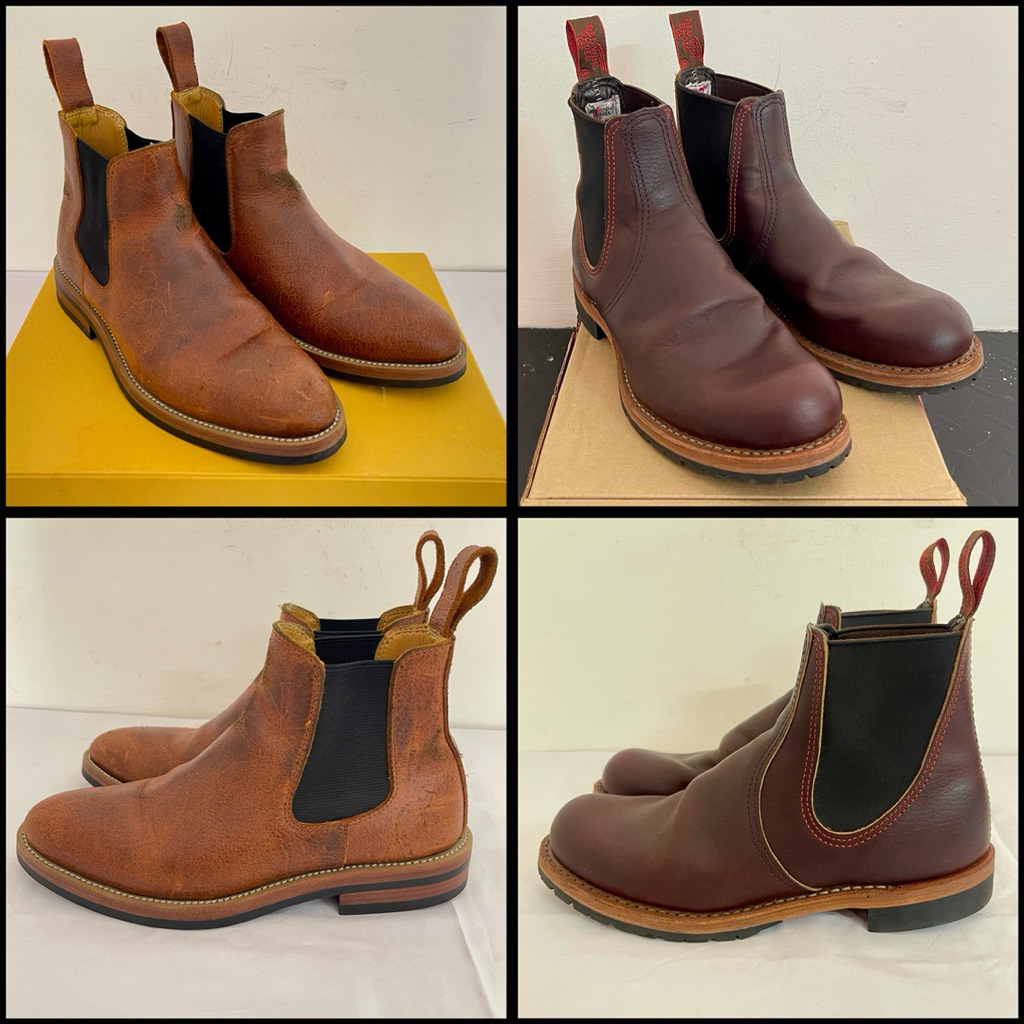 BORONGAN Size 38.5 | REDWING & TXTURE - Chelsea Boots Pria Fullset Preloved