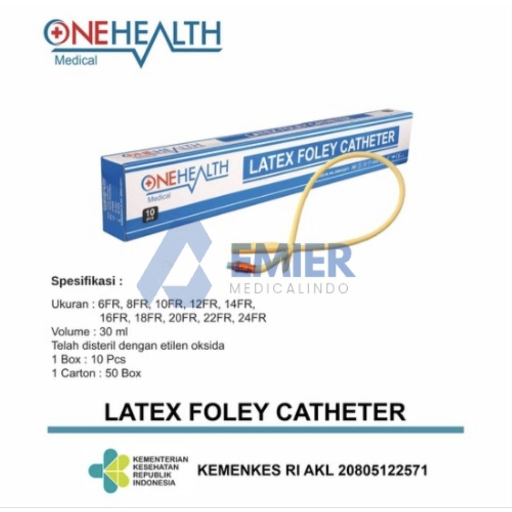 Latex Foley Catheter 2 Way (Standart)