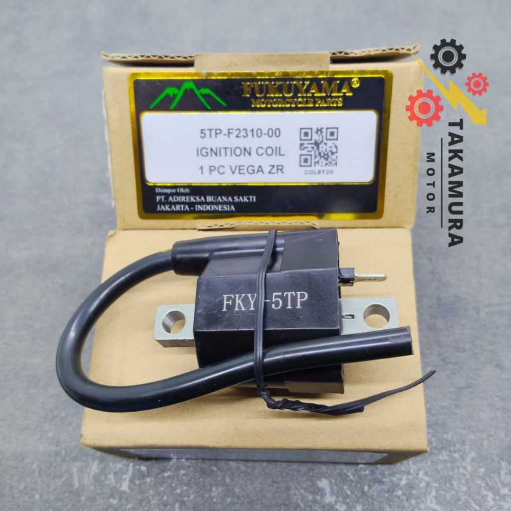 Fukuyama Ignition Comp Coil Koil Pengapian 12V Volt Yamaha Vega ZR Vega-ZR - Jupiter Z'11 2011 - Veg