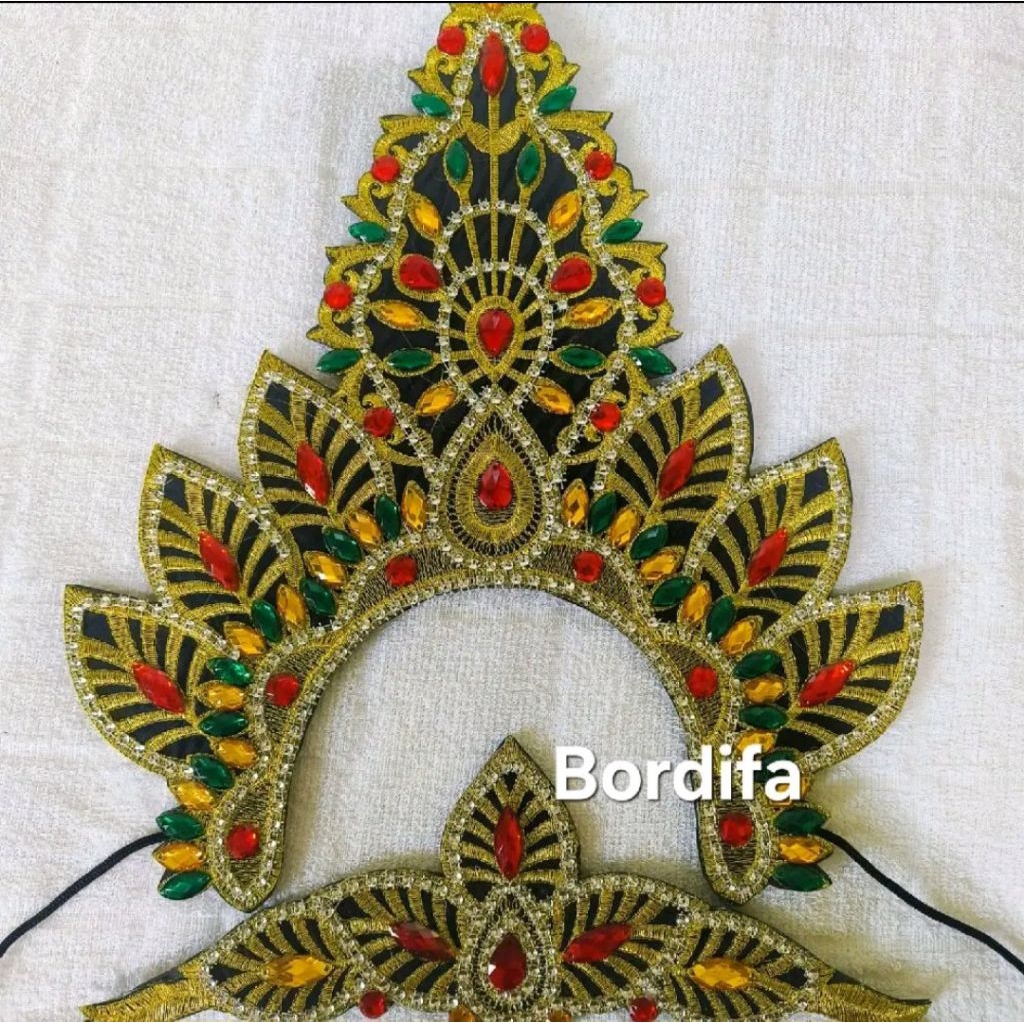 aksesoris tari hijab dan non hijab/mahkota tari