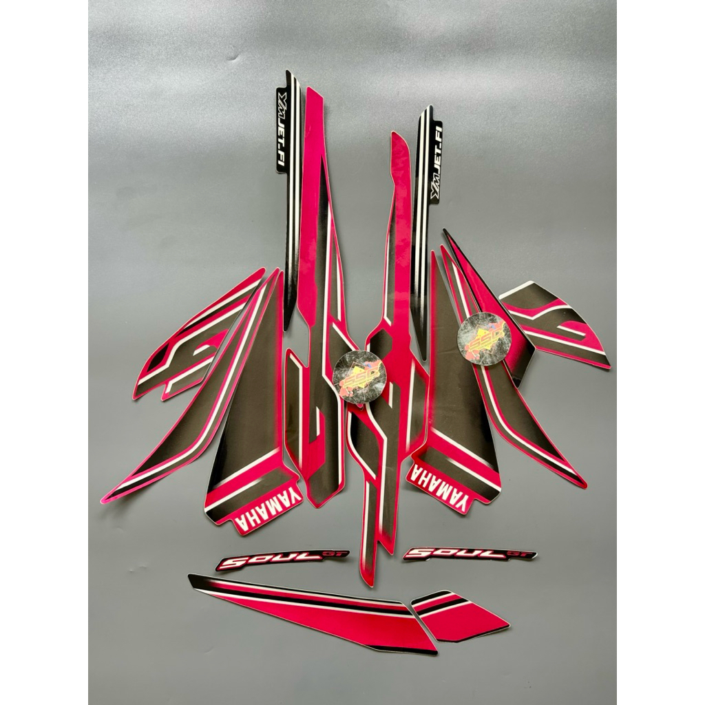 STRIPING STIKER SOUL GT 2013 MAGENTA UNGU