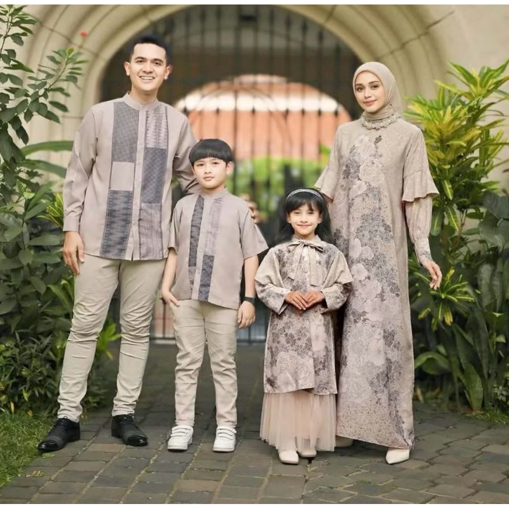 Preloved Dress dan Koko by Vanilla Hijab (free kalung)