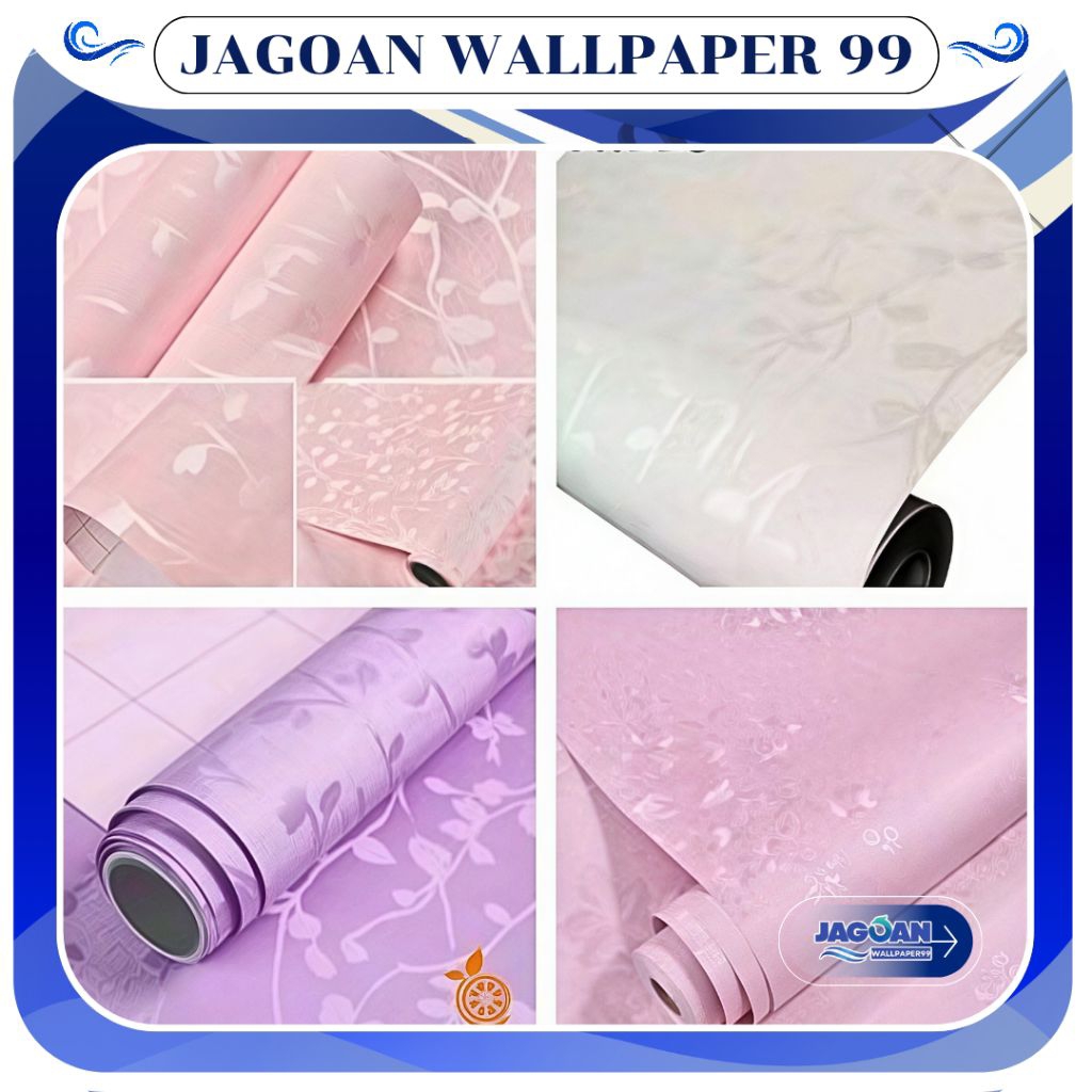 Wallpaper Dinding Motif Bunga Estetik Wallpaper Stiker Dinding Emboss