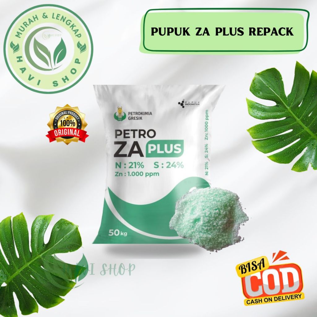 PUPUK ZA PLUS PETRO ORIGINAL (REPACK ECER)  - KEMASAN PABRIK