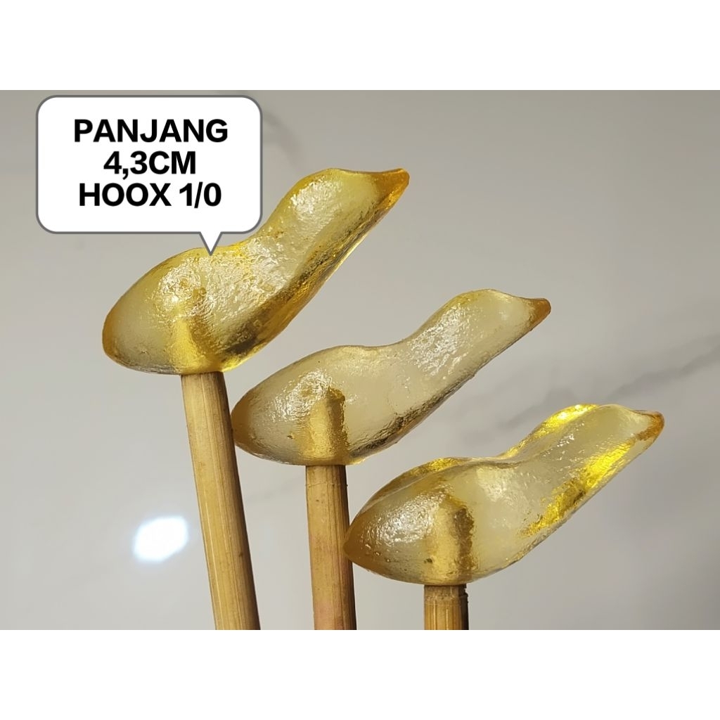 Molding soft frog panjang 4,3cm