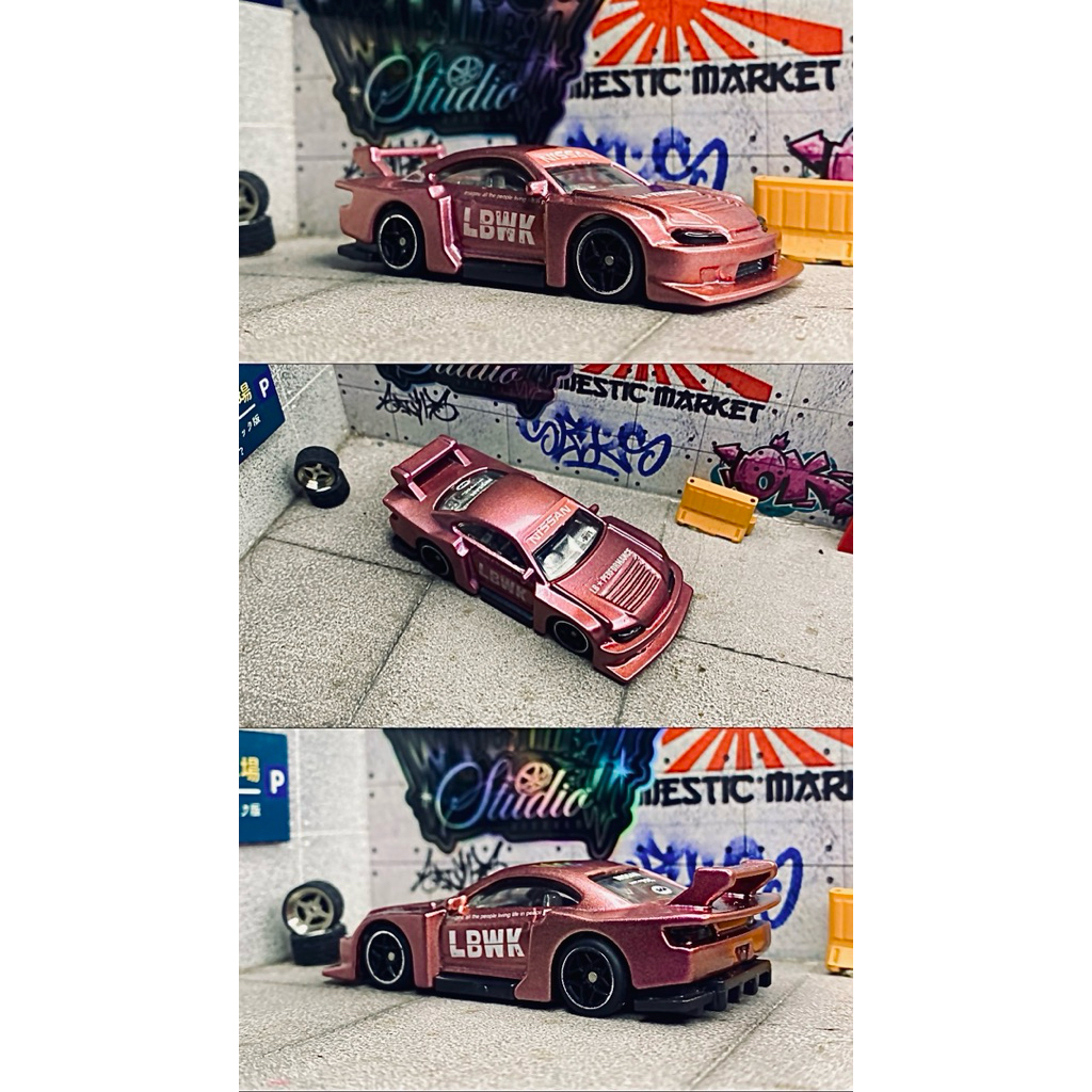 Hot Wheels Nissan S15 Custom LBWK Pink