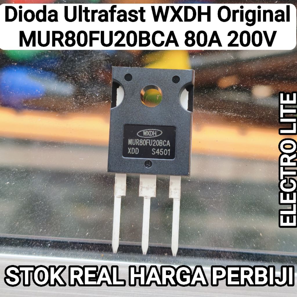 DIODA ULTRAFAST MUR80FU20BCA MUR80FU20 80A 200V ORIGINAL WXDH