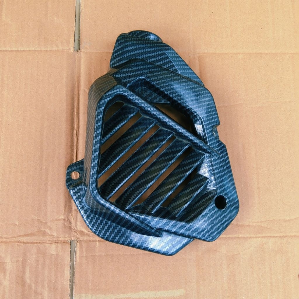 cover radiator carbon cover radiator original honda VARIO 125 150 old original, tutup cover radiator