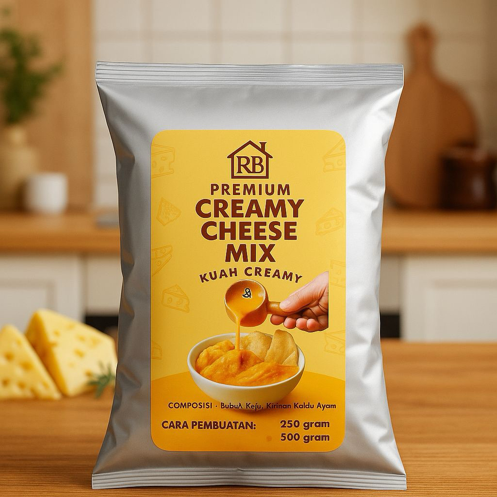 BUBUK KUAH KEJU CREAMY - CREAM CHEESE MIX - BUBUK KUAH KEJU ENAK - BUBUK KUAH KEJU PREMIUM