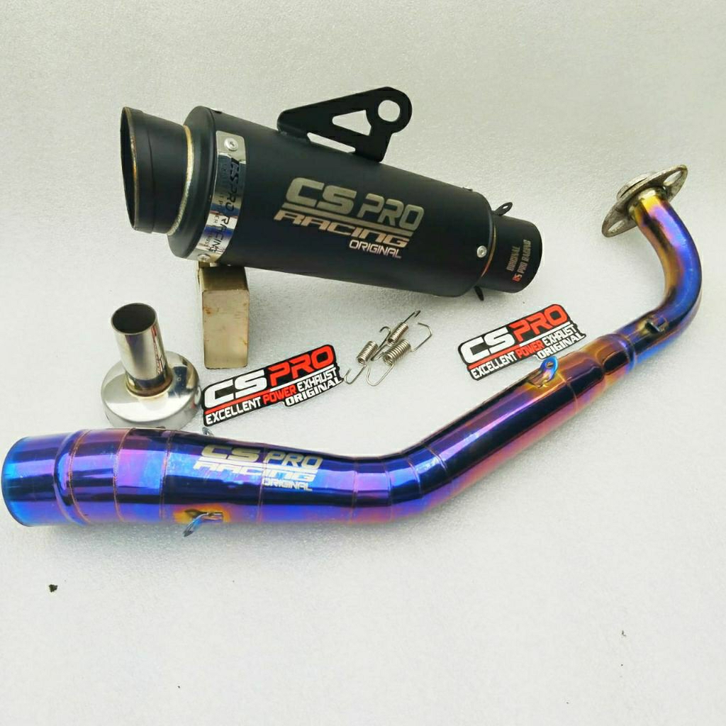 NEW knalpot RACING MOTOR cs pro original scoopy 2020 beat new 2020 - nmax lama CS PRO