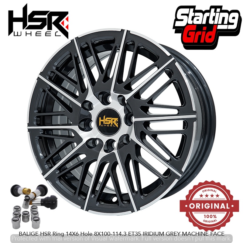 VELG MOBIL HSR RING 14 TYPE BALIGE PCD 4X100-114,3