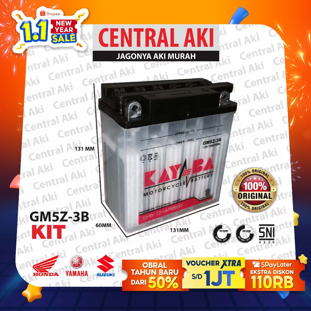 Mizu - Aki Motor KAYABA GM5Z-3B Original DRY Charger Motor LEGENDA GRAND PRIMA TITAN SUPRA SMASH MIO