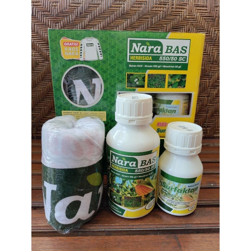herbisida sistemik selektif NARABAS 550/50 SC || narabas 500ml + surfaktan 200ml