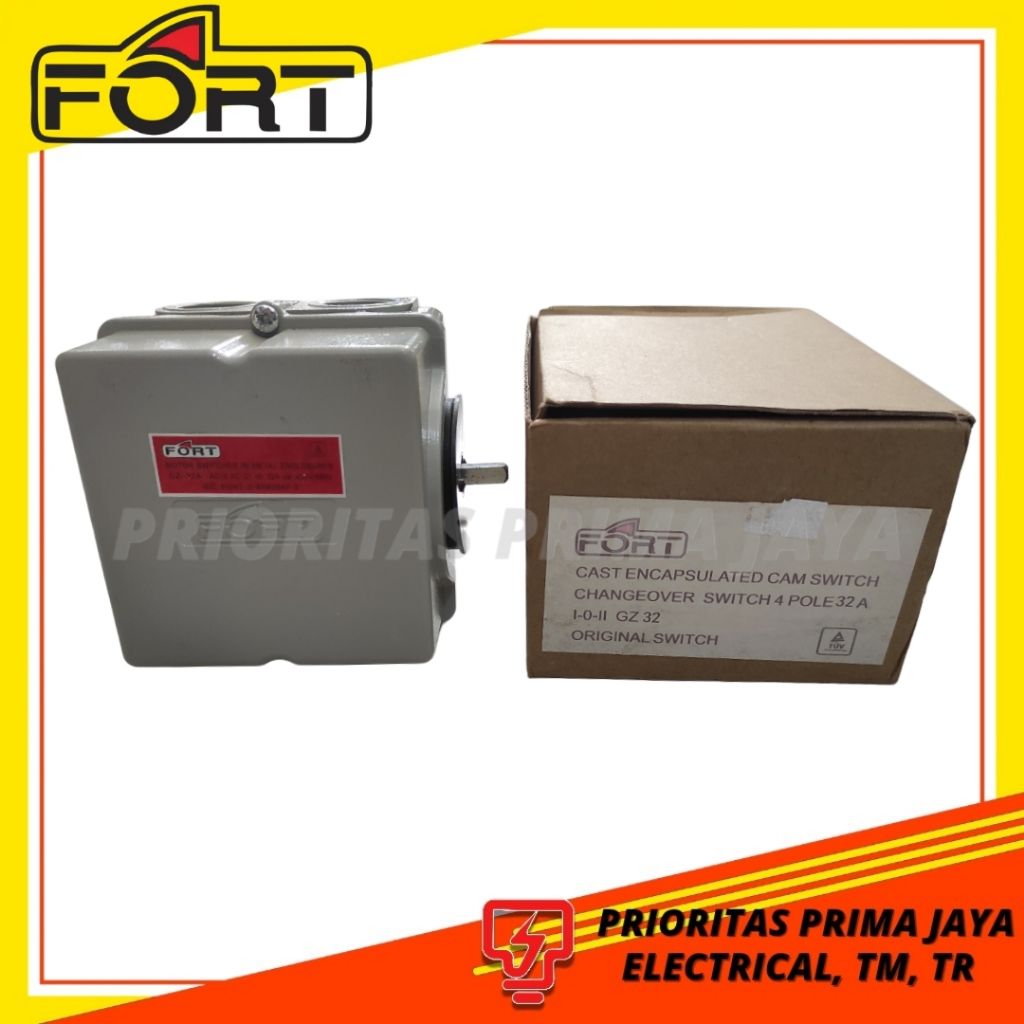 Cam Stater / Handle / Ohm Saklar 32A 4P ON-OFF-ON Fort