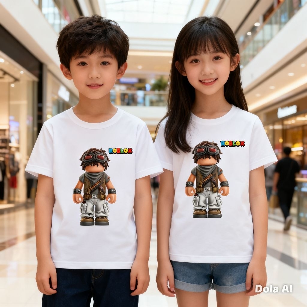 kaos Roblox anak premium