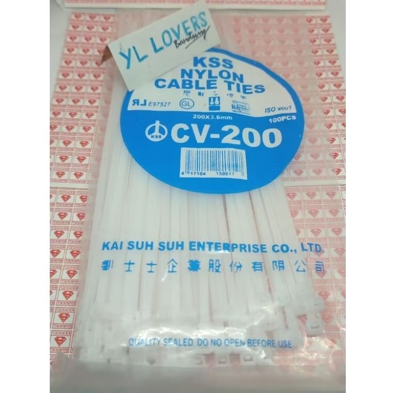 cable ties kss cv -200/ kabel ties kss cv-200/tali ripet kss cv-200/nylon  cable ties kss cv-200
